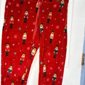 Red Nutcracker Pajama Pants